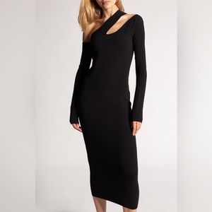 NWT black Nanushka Nala dress